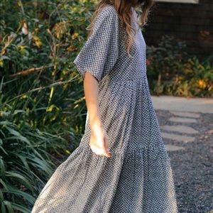 CHRISTY DAWN Theo Dress- sz Medium- Cerulean Anemone Field